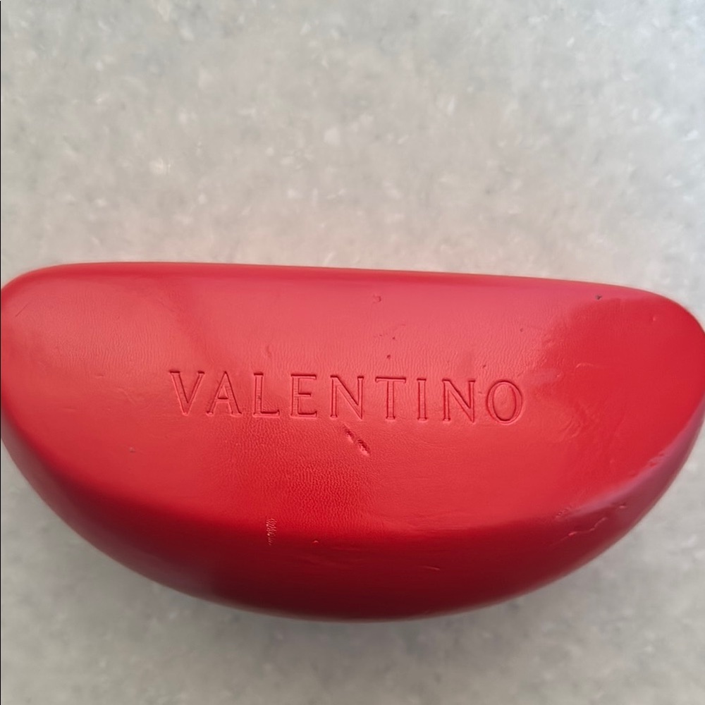 Valentino Red Sunglasses Case